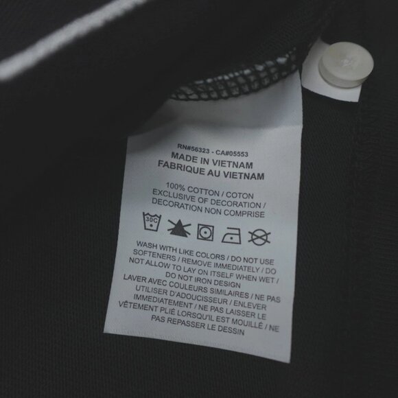 Air Jordan Essentials Long Sleeve Rugby Shirt Black Red BRED HF9323-010 M 1 2 3 - Picture 7 of 14